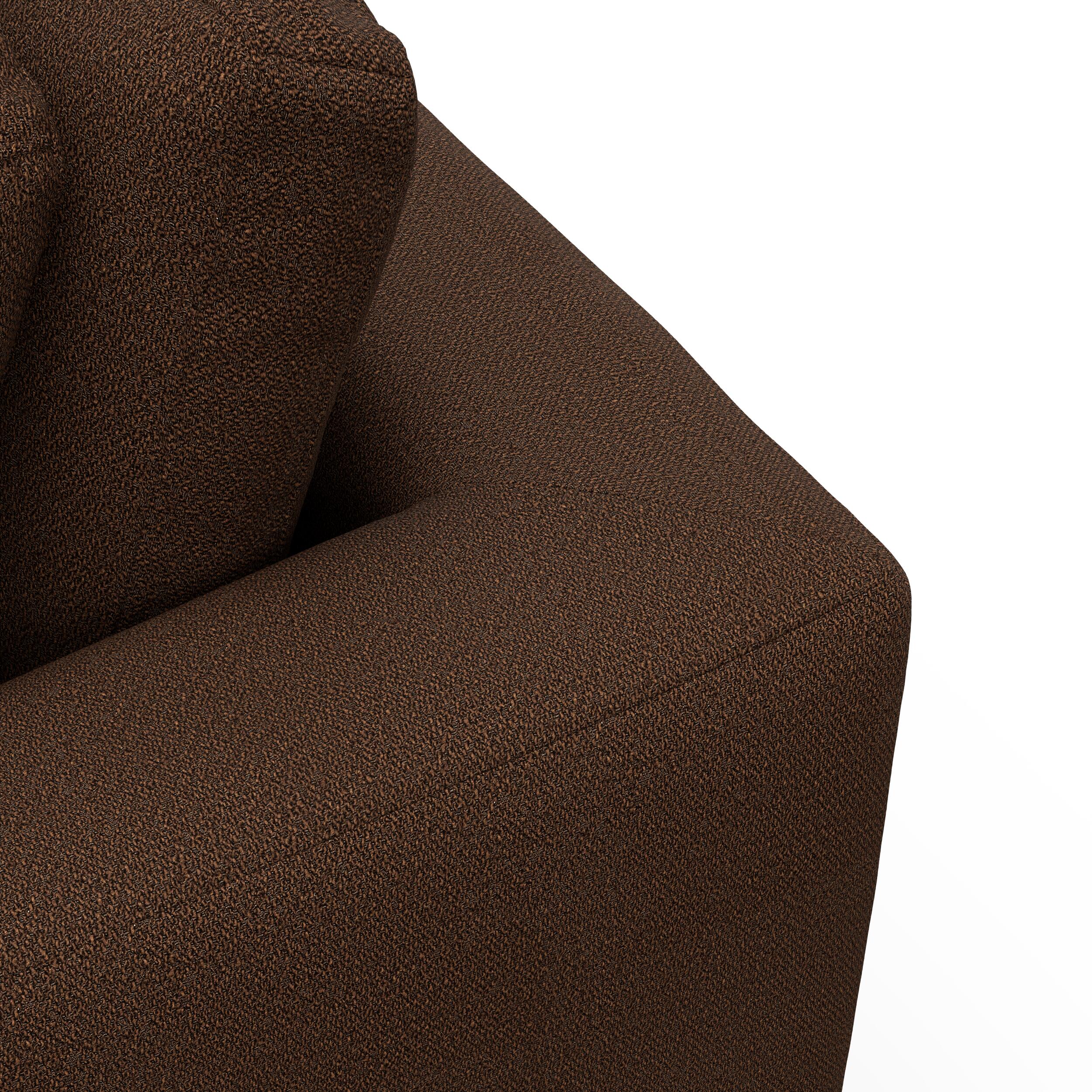 Angolo højrevendt sofa med pufafslutning