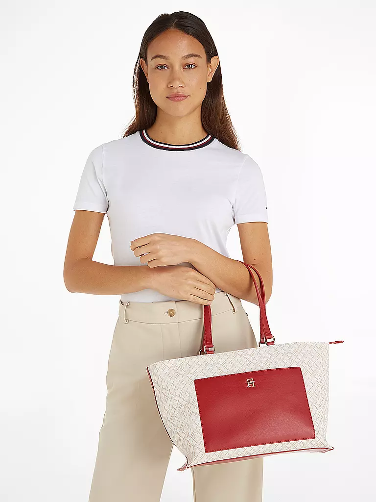 TOMMY HILFIGER Tasche - Shopper TH DISTINCT beige