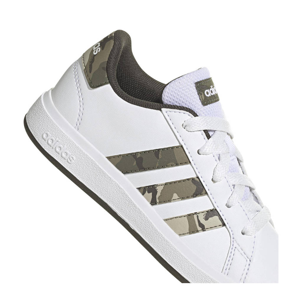 adidas Grand Court 2.0 sneakers wit/groen