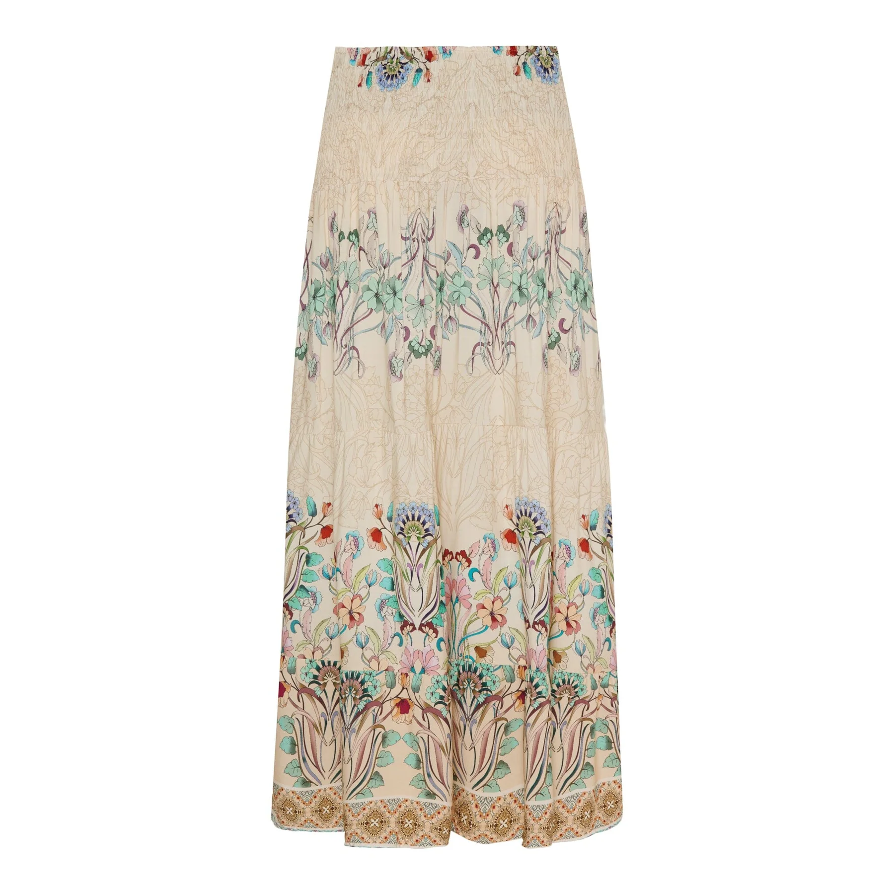 Marta Du Chateau Mdcprincess Skirt tpz print beige