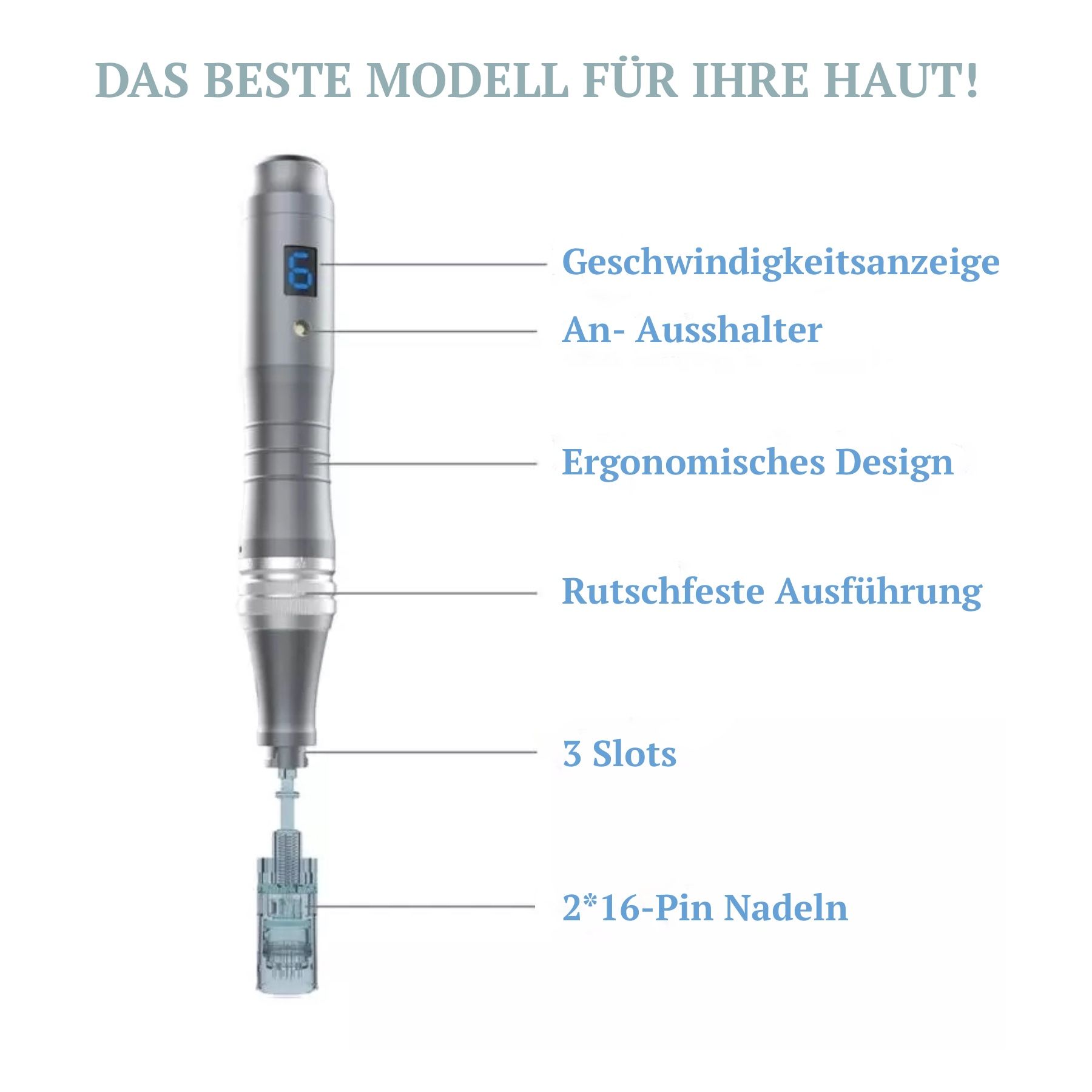 P-Beauty Dermapen Microneedling Gerät M8