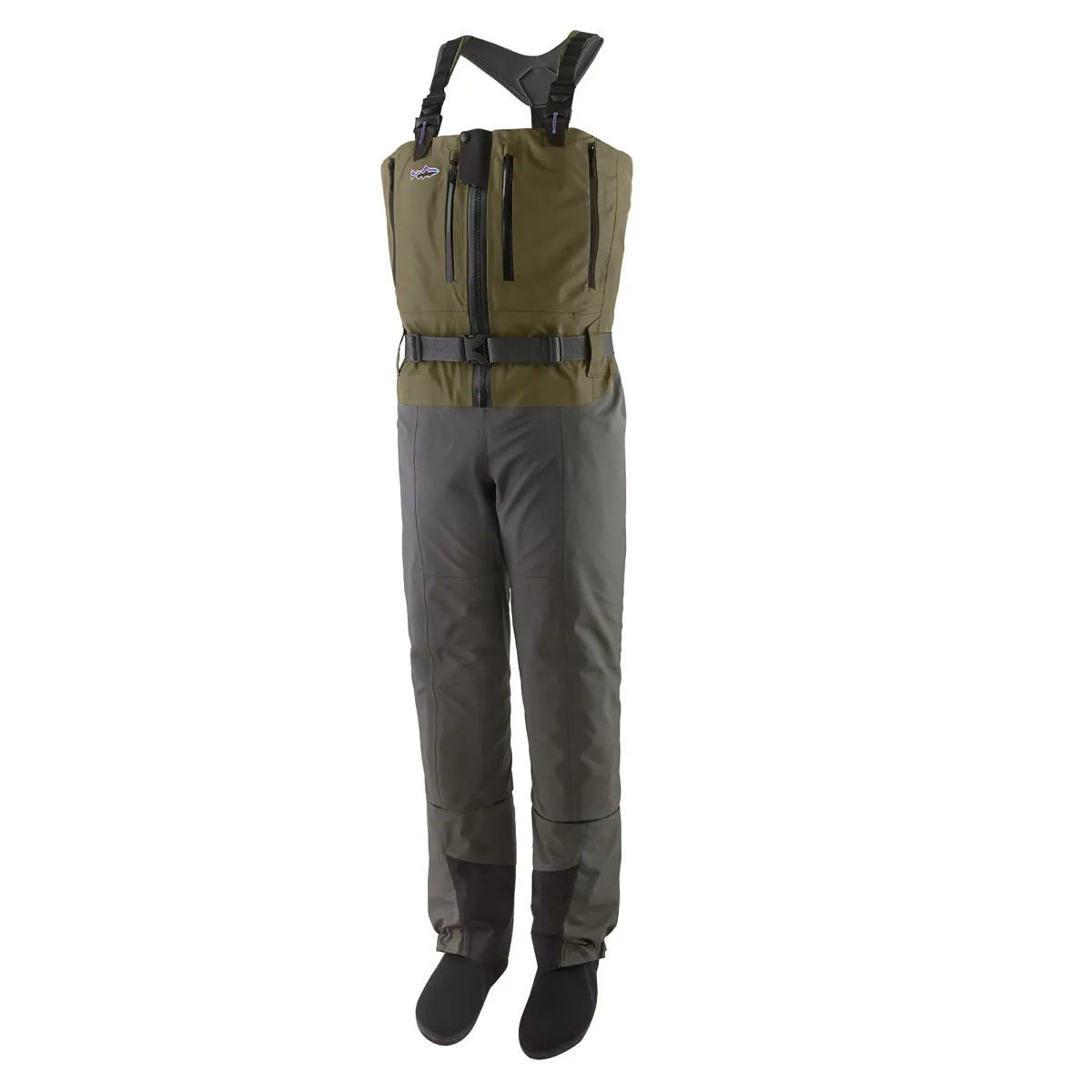 Patagonia M'S Swiftcurrent Expedition Zip Front Waders Basin Green