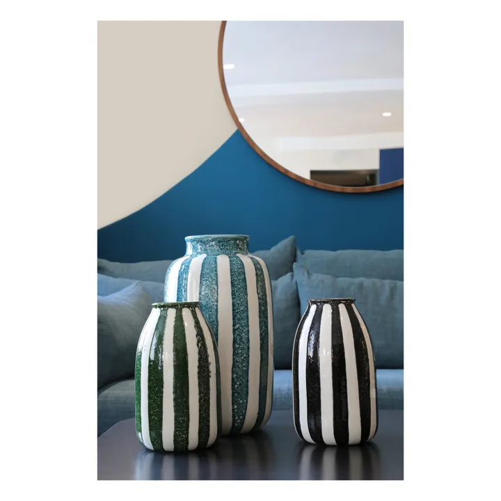 Maison Sarah Lavoine Vase décoratif Riviera | Bleu Sarah