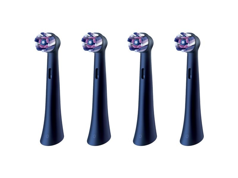 Oral-B Zahnbürstenkopf iO Radiant White Black 4 Stück Ersatzbürsten