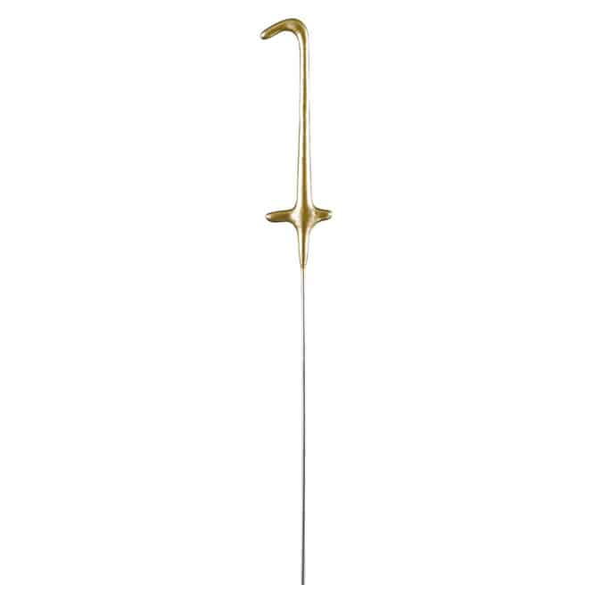 Wunderkerze Zahl - 1 - gold