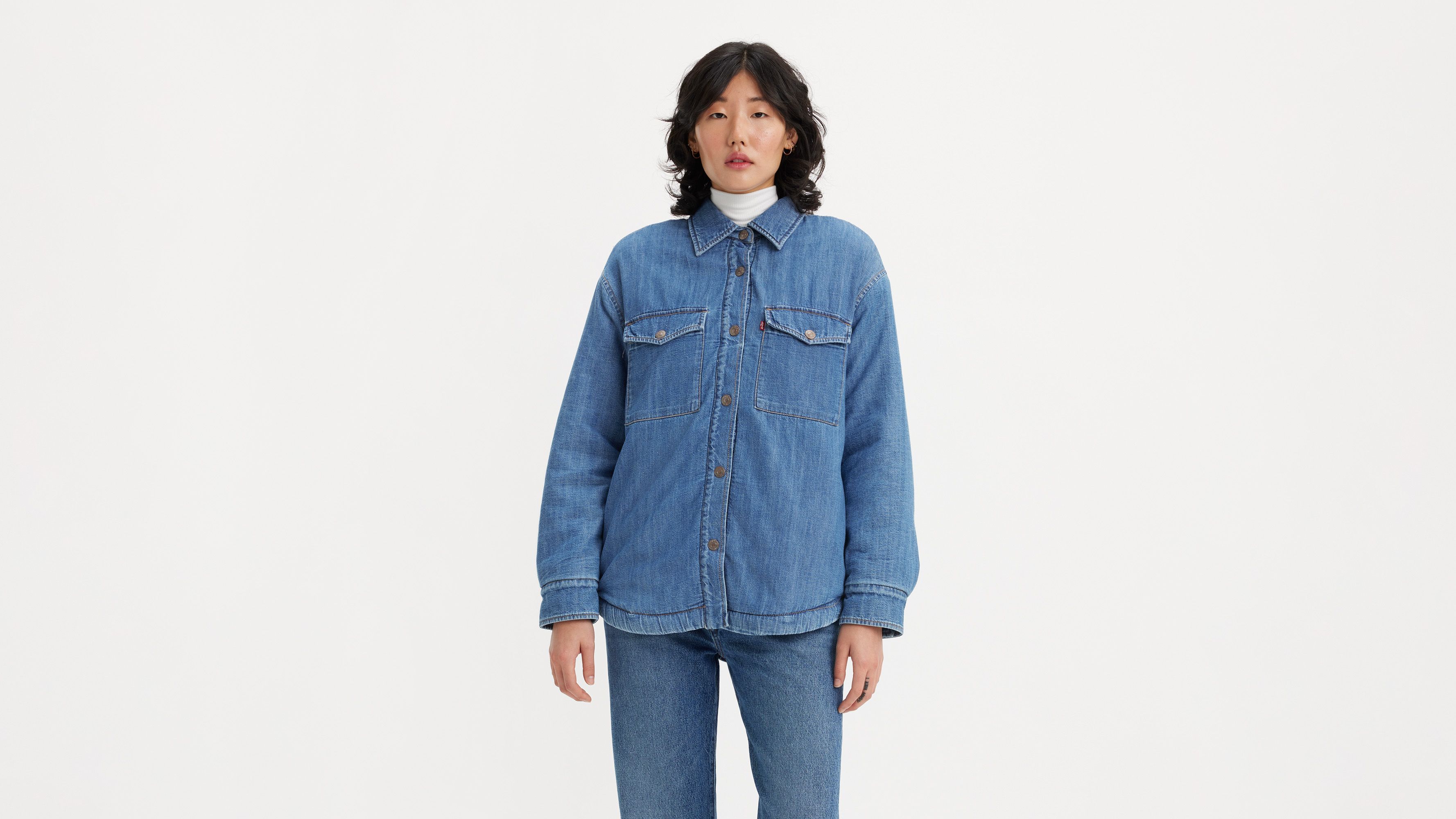 Veste-chemise Nola - Hip To Be Square 3 - Bleu