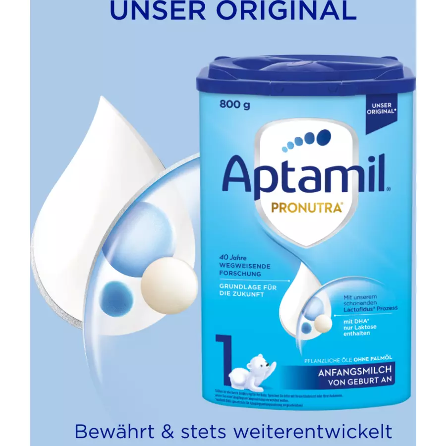 Aptamil Anfangsnahrung Pronutra ADVANCE 1 800 g ab der Geburt