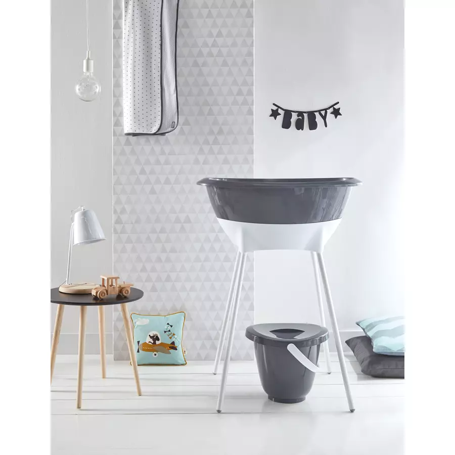 Luma® Babycare Badewannenständer Dark Grey