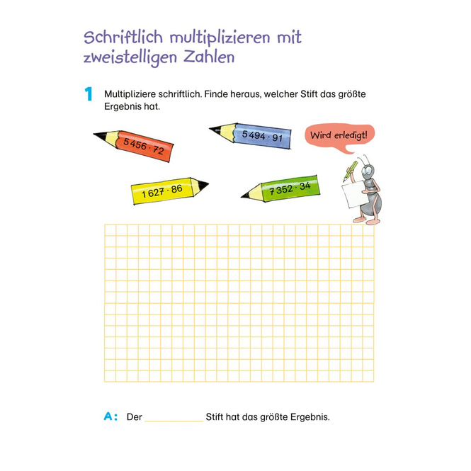 Fit fürs... Rechnen - Mein 5-Minuten-Block - 4.Klasse