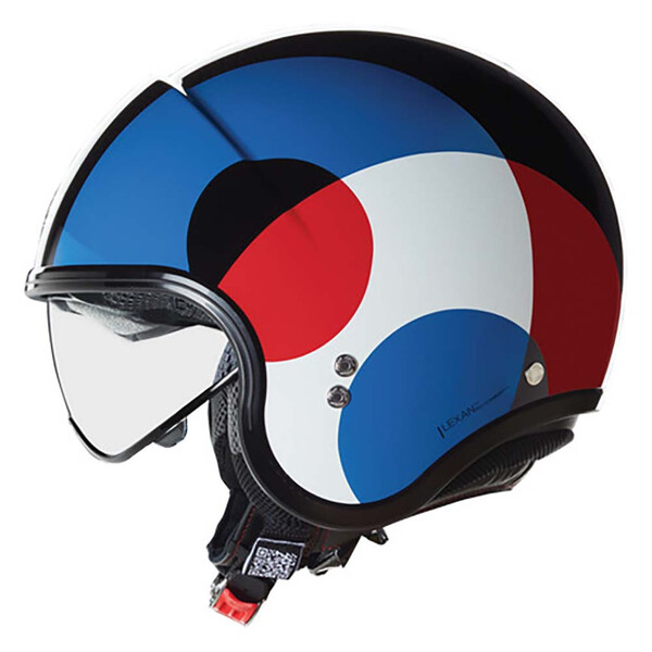 Nolan - Casque N21 Bicromo Noir / Bleu / Rouge / Brillant
