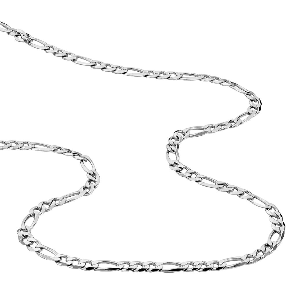 Chaîne Vivian Alternee 1/3 Argent Blanc