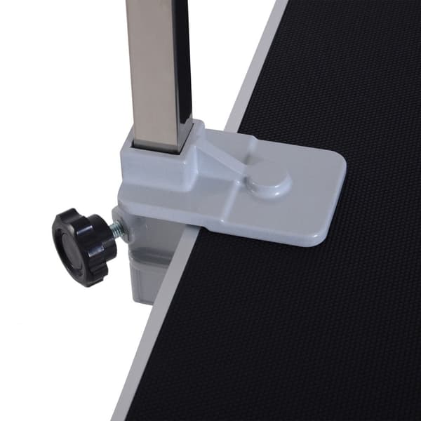 Trimmebord Sammenleggbart Stellebord For Hunder, Klippebord Med Metallramme, Svart, 81X48X80Cm