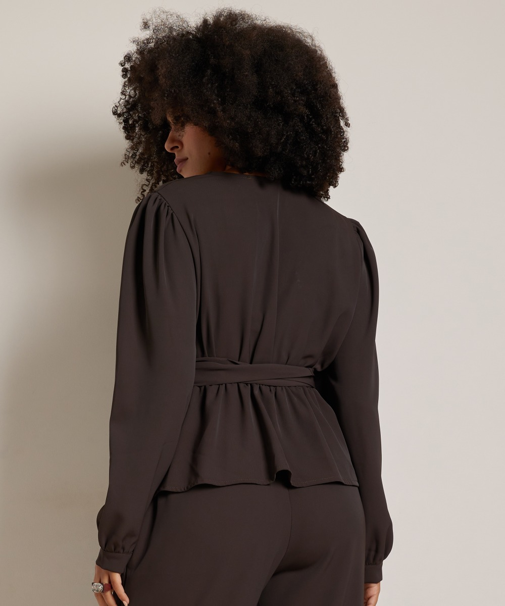overslag top peplum