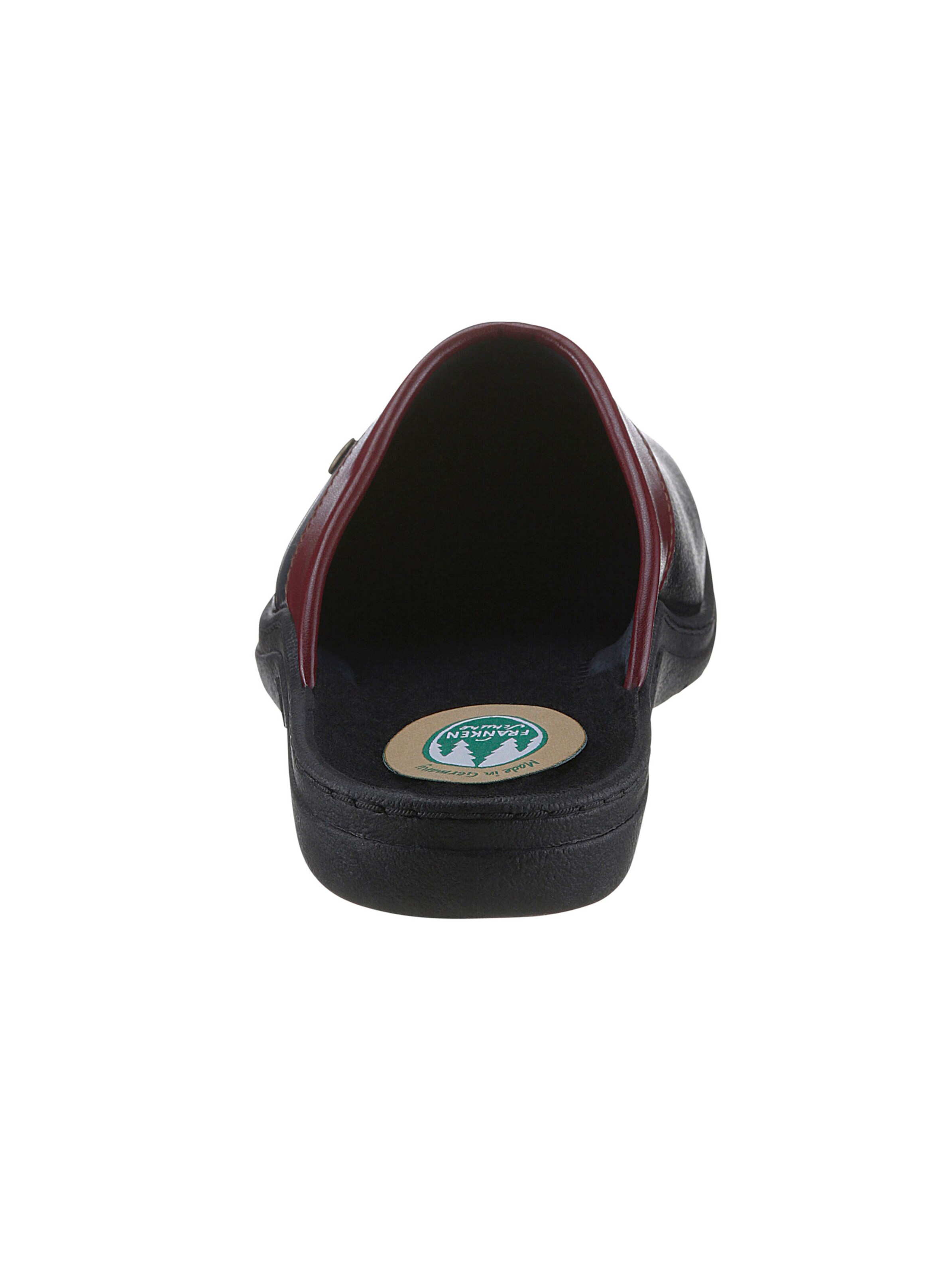 Pantoffel in schwarz
