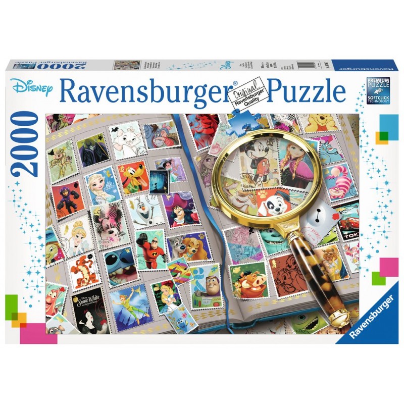 Puzzle 2000 pièces - Mes Timbres Disney Préférés