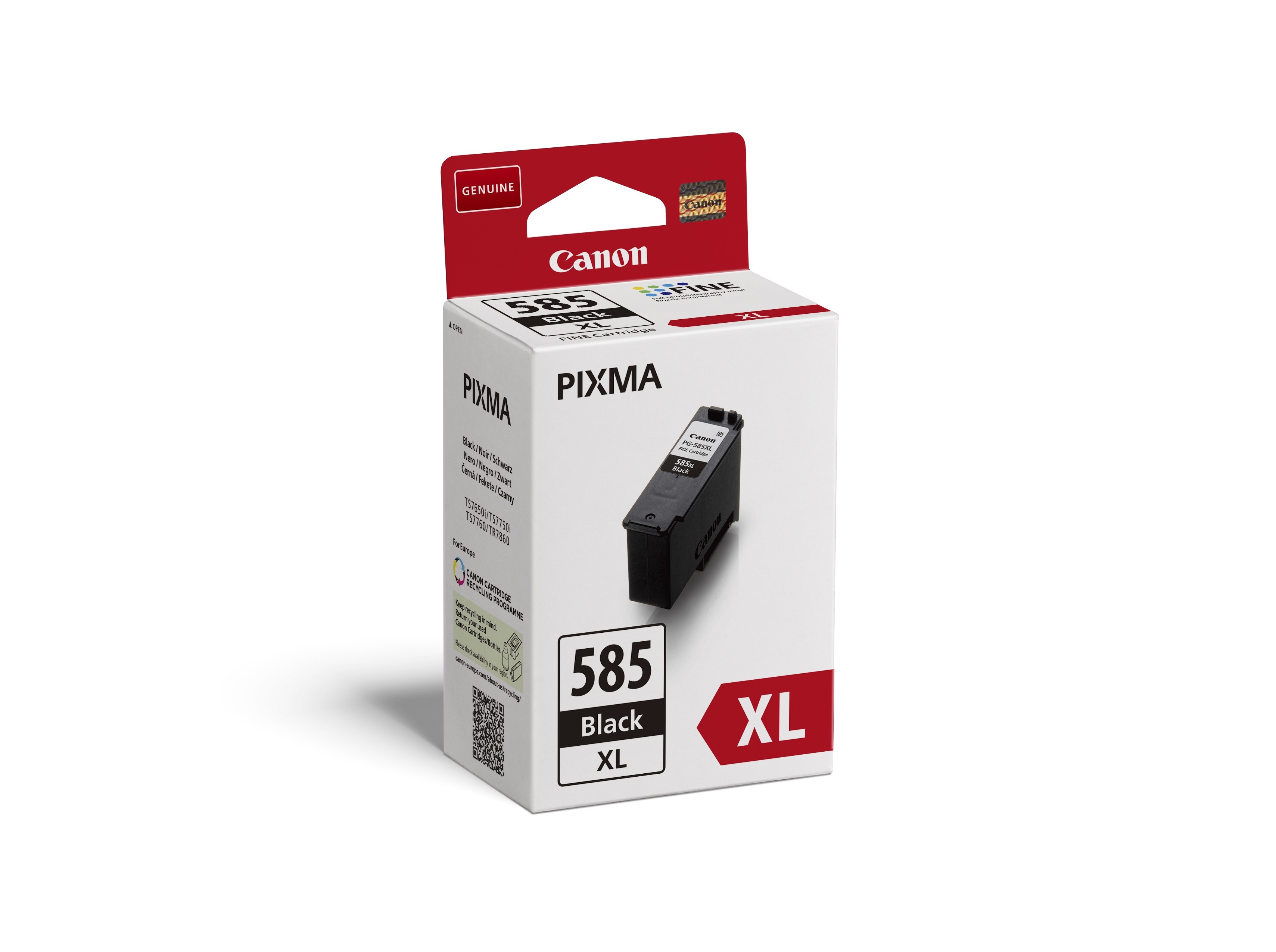 TINTEIRO ORIGINAL CANON PG-585XL EUR PRETO