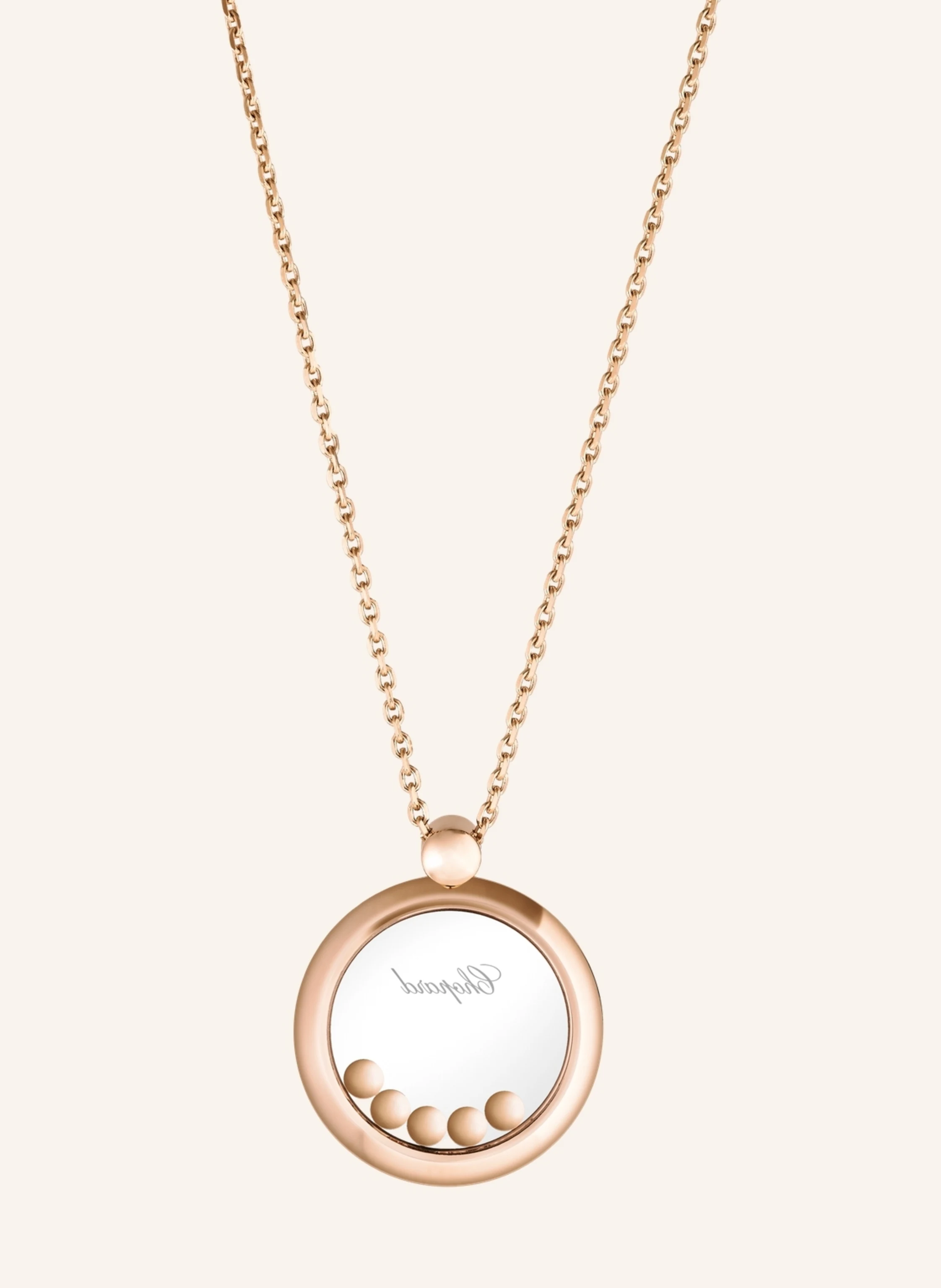 Chopard Anhänger HAPPY DIAMONDS ICONS Anhänger aus 18 Karat Roségold und Diamanten