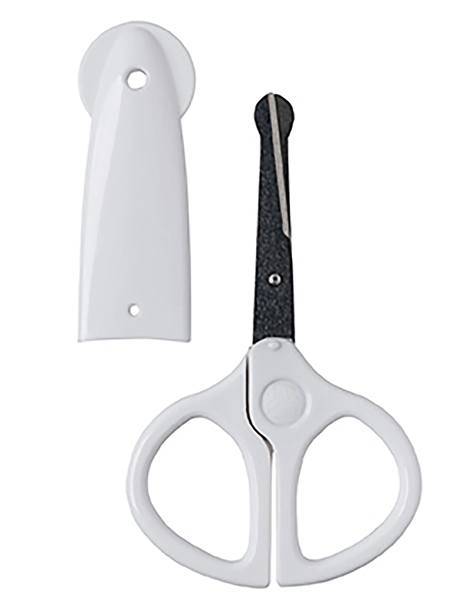Nagelschere SAFE mit Schutzkappe (10cm) in weiß