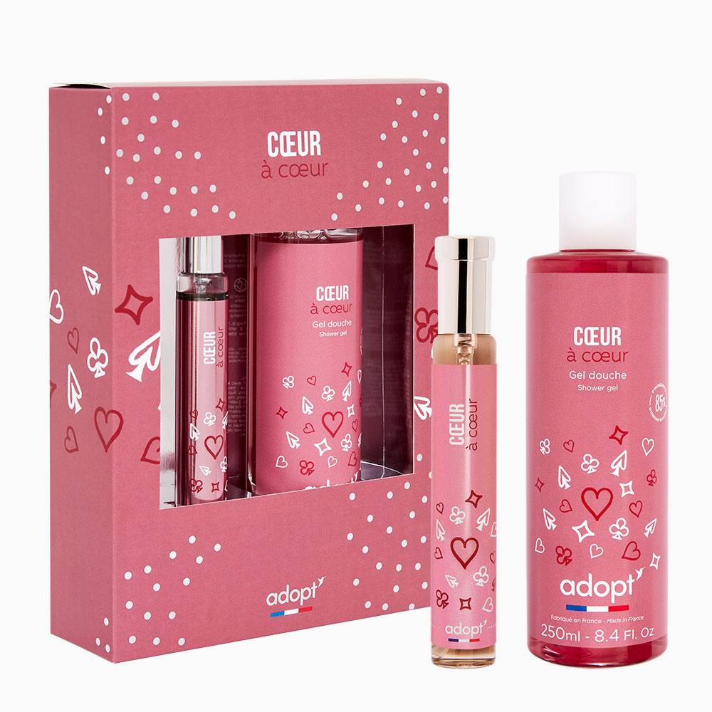 Cœur à cœur Coffret eau de parfum 30ml + gel douche 250 ml