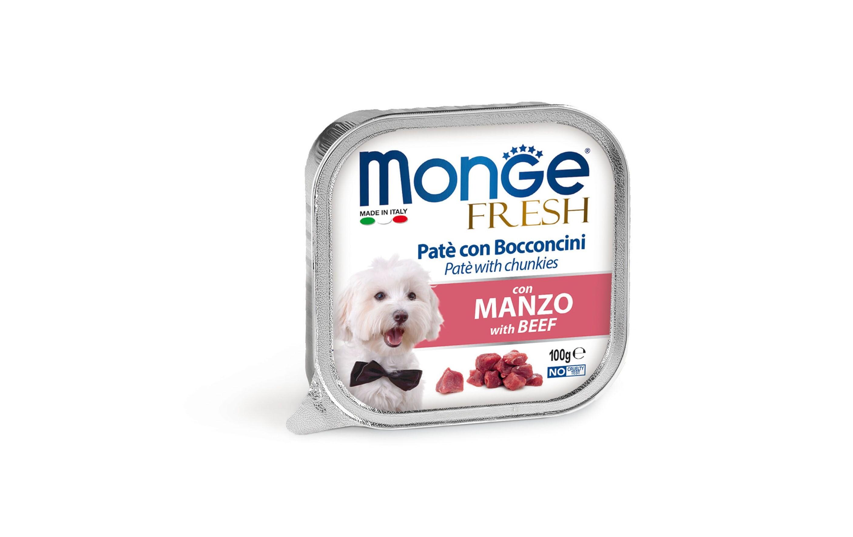 Nassfutter Fresh Pâté Rind, 32 x 100 gAlleinfuttermittel für ausgewachsene Hunde