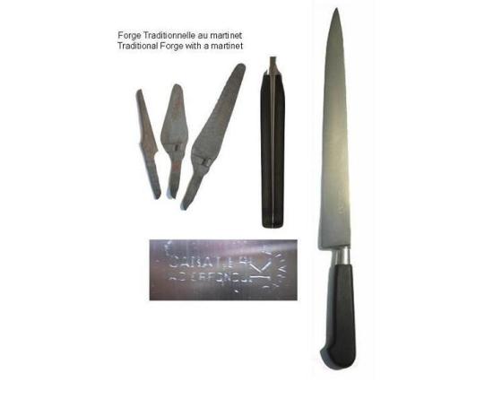 Tranchelard 30 cm Nogent - CARBONE Ref 305 Couteaux de cuisine professionnel