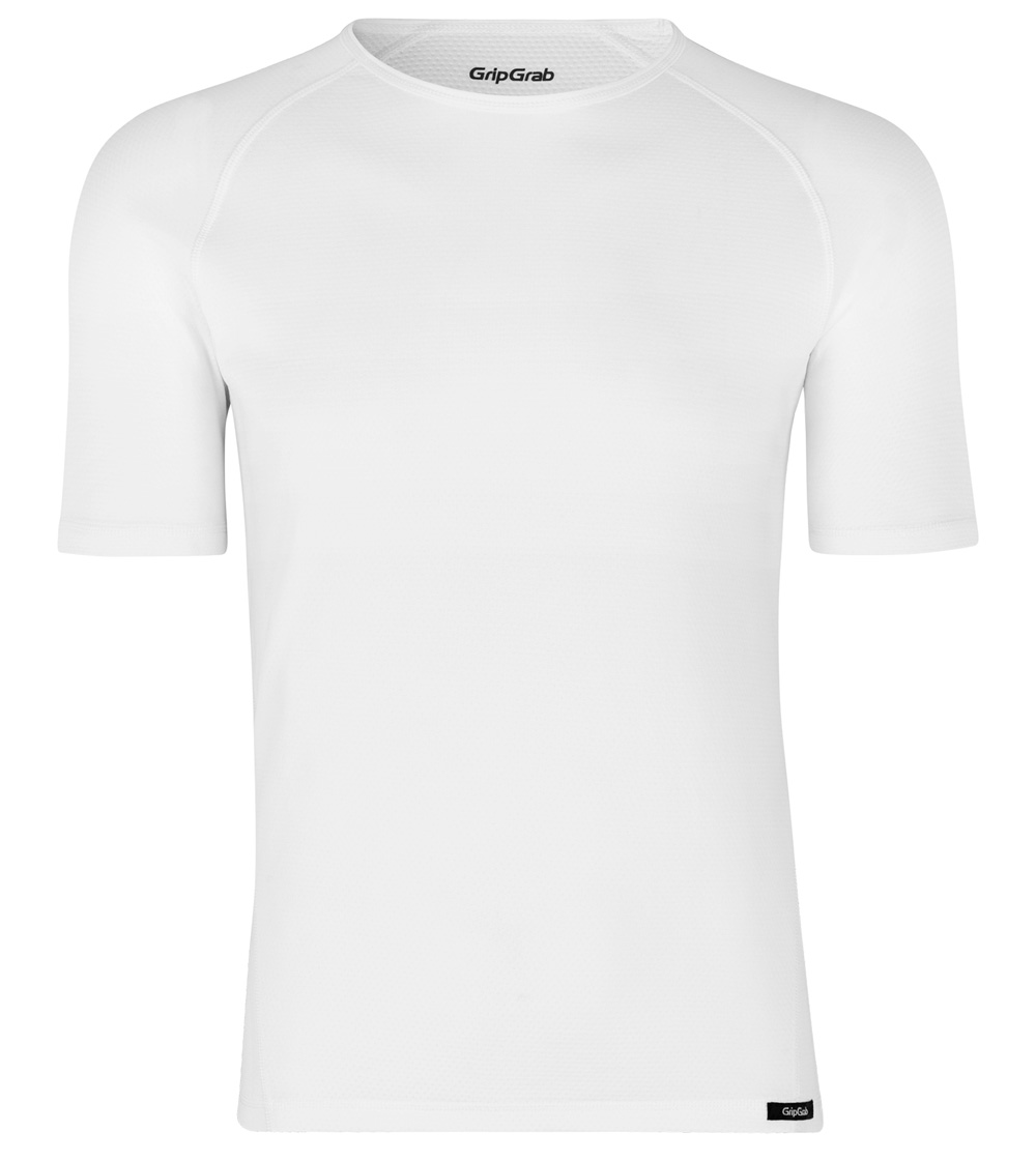 GripGrab Ride Thermal Base Layer Kortærmet Hvid