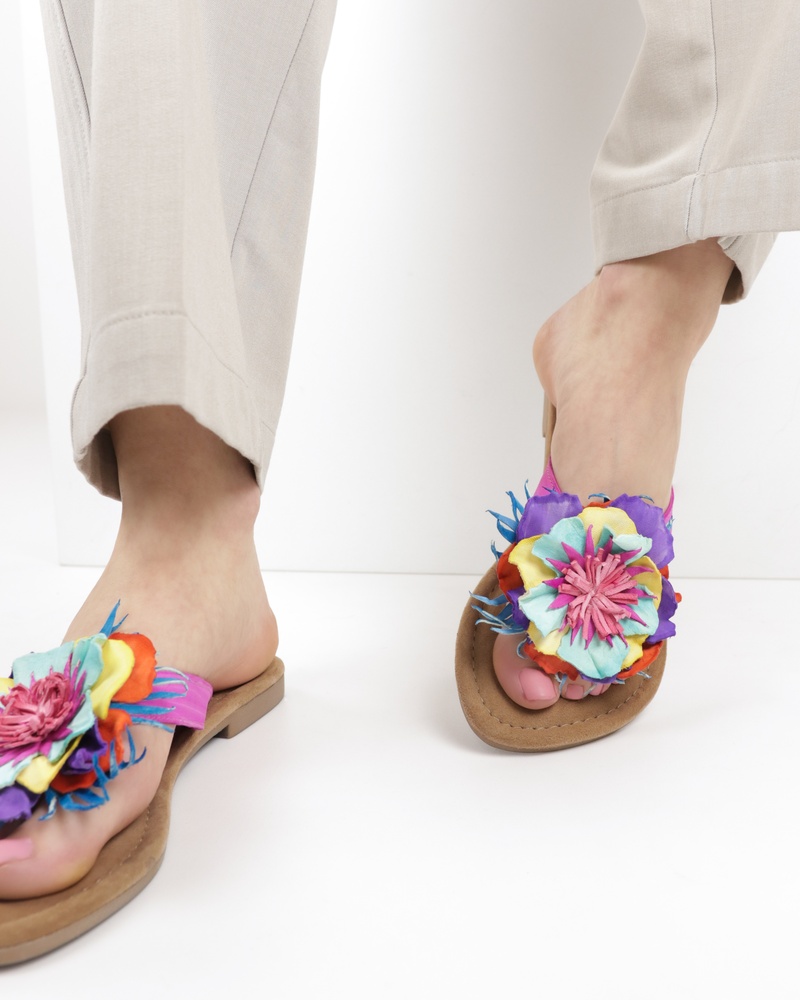 Lazamani Slippers  - multi