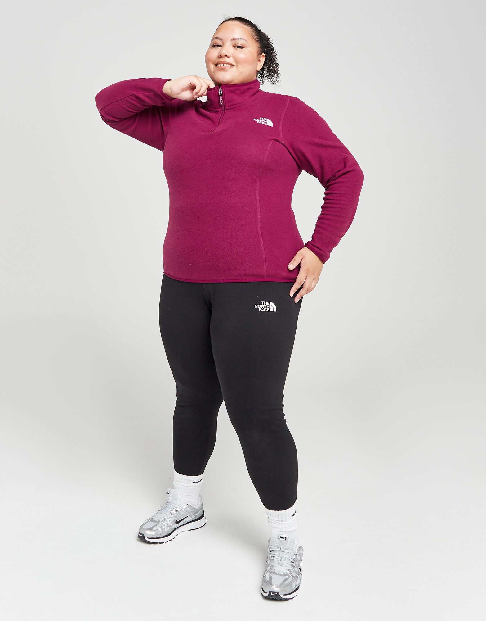 The North Face Polaire Zippée Glacier Grande Taille Femme