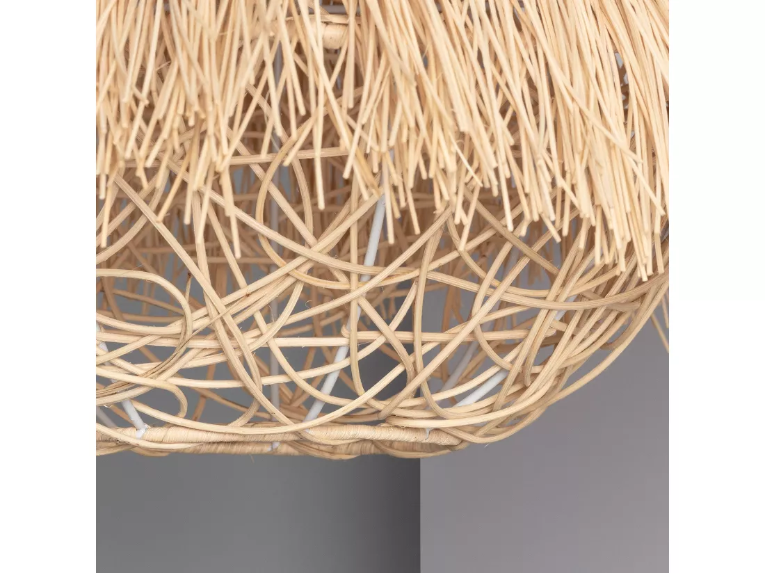 Suspension Rotin Shiyan Naturel