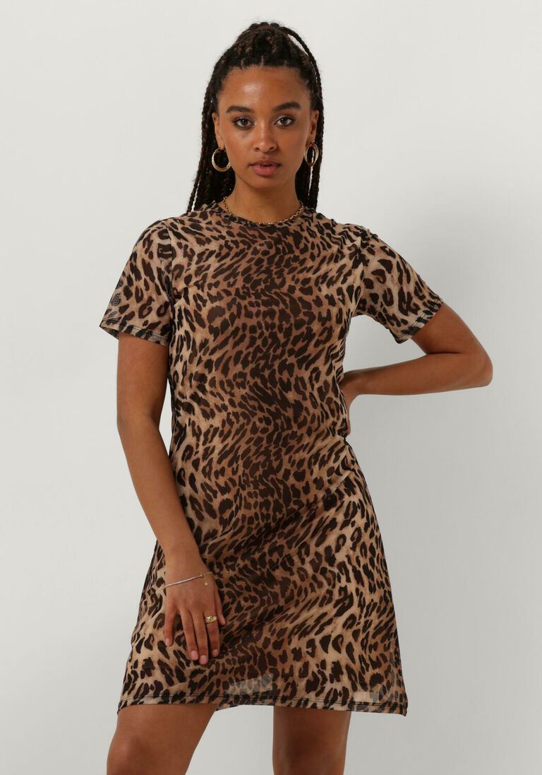CATWALK JUNKIE beige catwalk junkie mini jurk dr felina