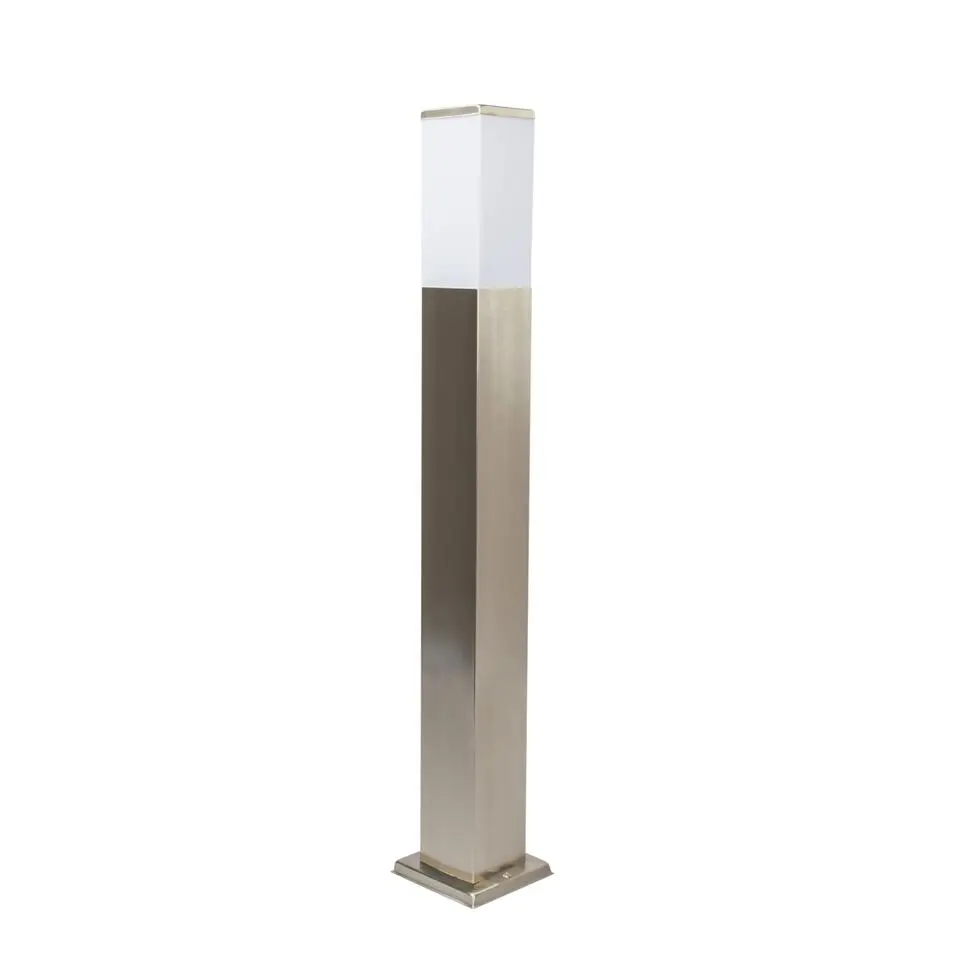 Qazqa staande buitenlampen malios zilverkleurig e27