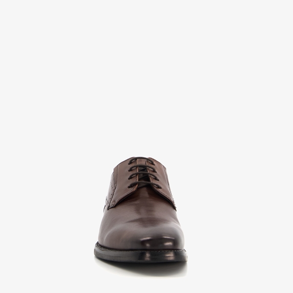 Van Beers leren heren veterschoenen bruin