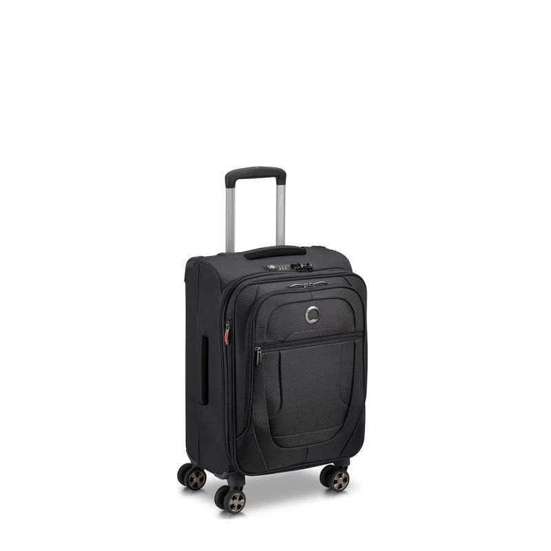 Valise cabine souple Helium DLX Extensible 55 cm Noir