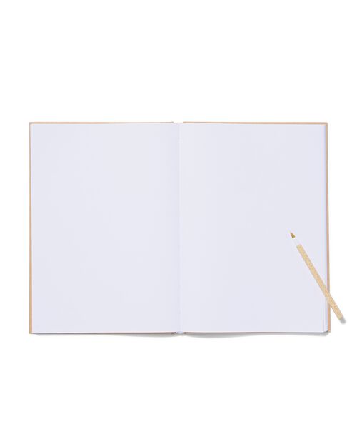 carnet vierge A4 kraft