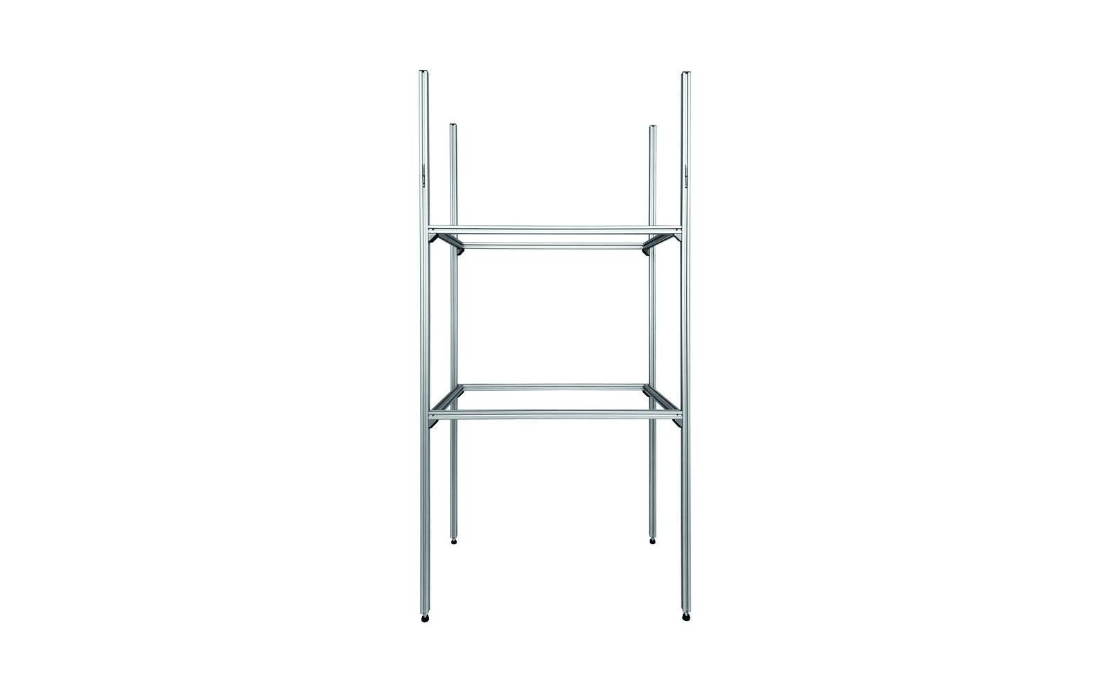 SYS-RACK Regal-System 64-L-RTR-1 Quer für Heckgarage 85 x 31 x 130 cm