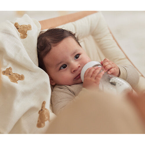 Jollein hydrofiele multidoeken 115x115 cm - teddy bear - 2st