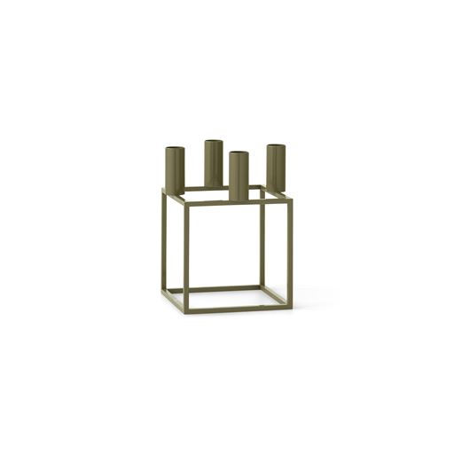 Audo Kubus 4 Lysestage, Olive