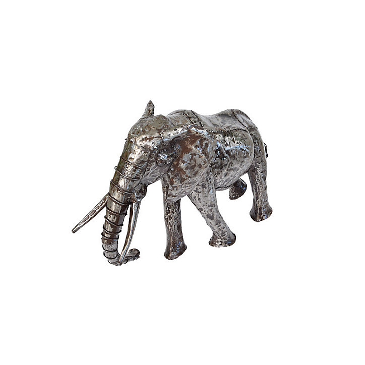 Éléphant Penez Hermanen 7074356 en métal recyclé 75 cm