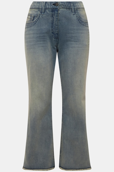 Jeans Mary, Fransensaum, gerades Bein, 5-Pocket-Hose