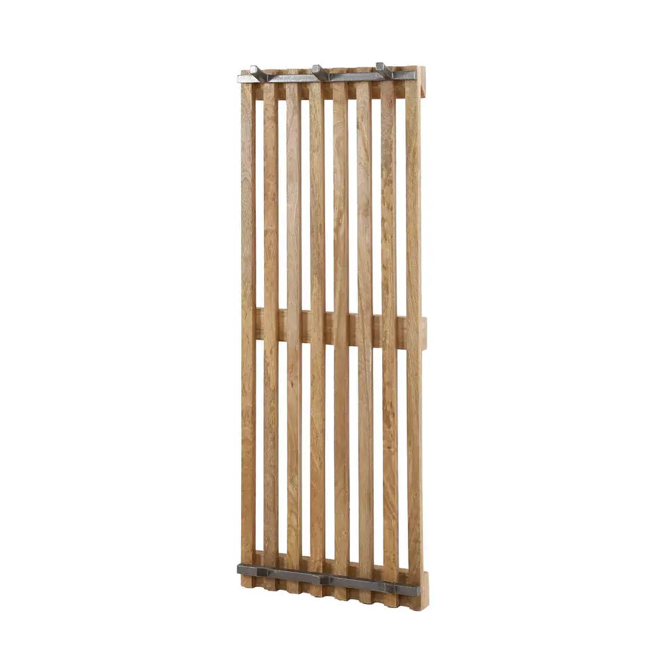 Fraaai - Rosa kapstok 2x3 haken hoog - mangohout