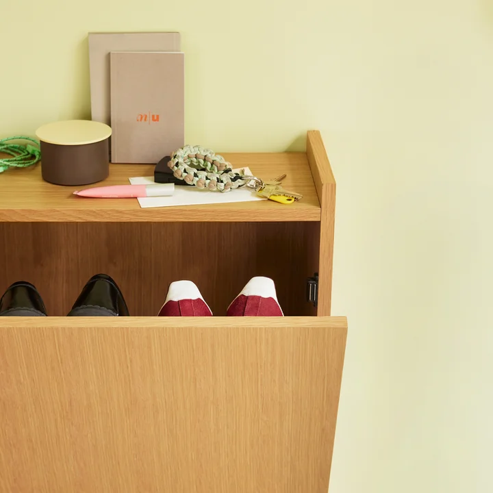 Hübsch Interior - Forma Schuhschrank, 50 x H 110 cm, Eiche