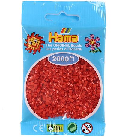 Hama Mini Perler - 2000 stk. - 05 R?d
