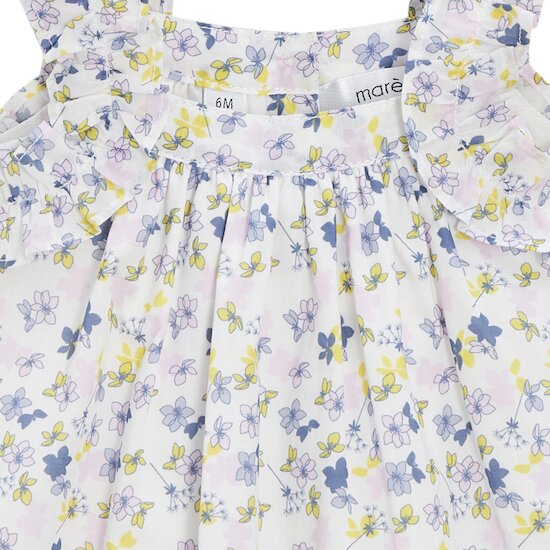 Robe à manches courtes   Lilas en fleur        de               Marèse
