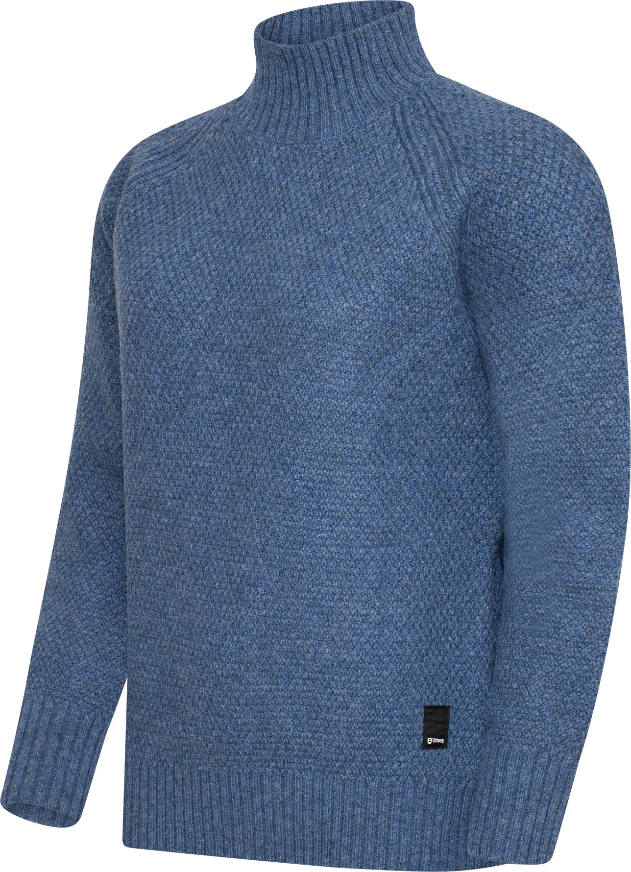 Urberg Moss Knit Sweater Wmn Blue Melange