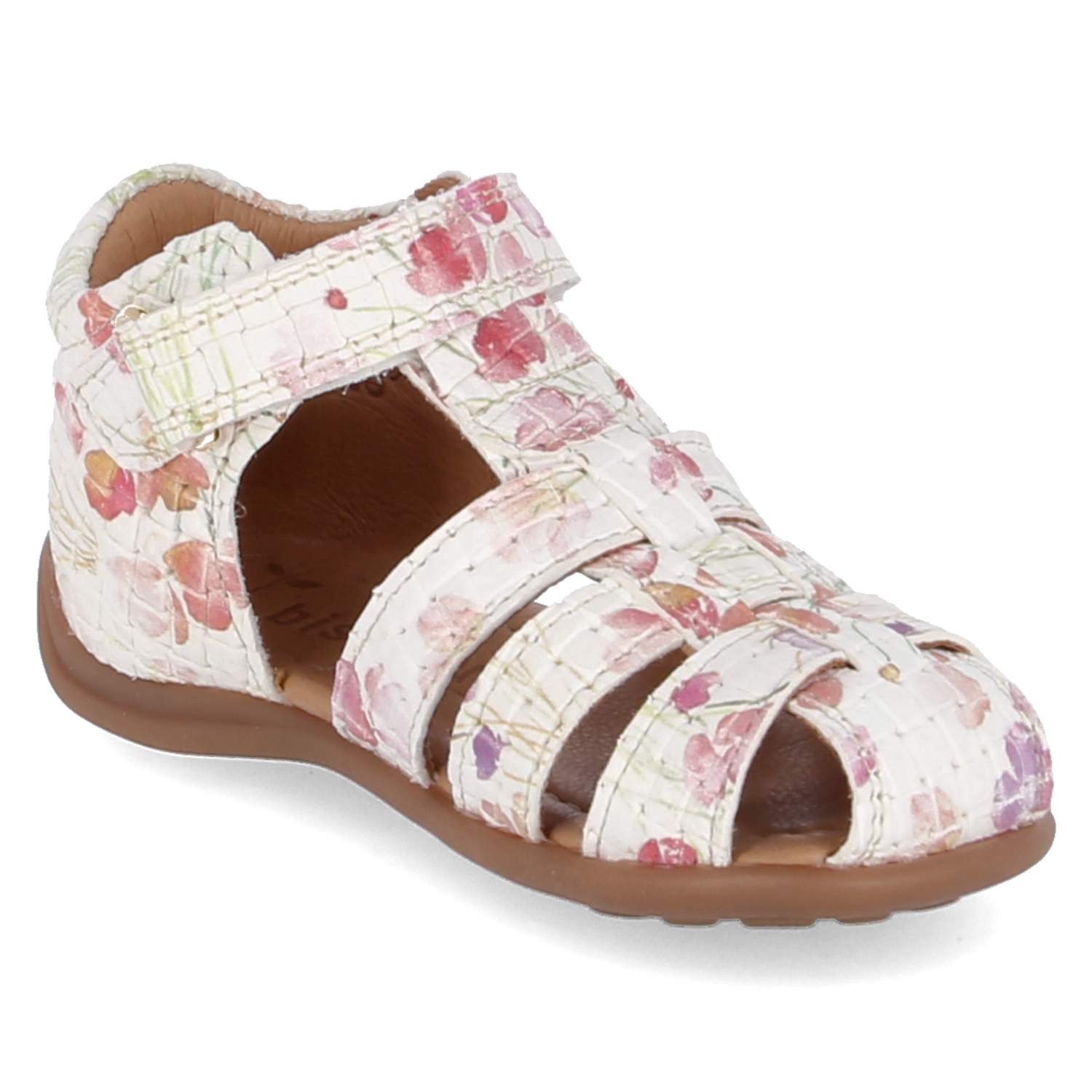 bisgaard Sandalen CARLY - flower print white