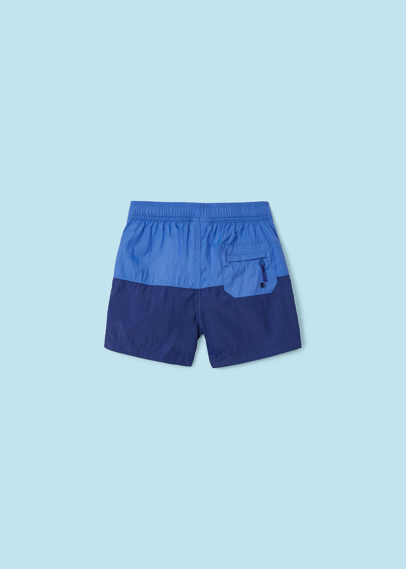 Calções de banho bermuda Riviera para meninos, com blocos de cores.