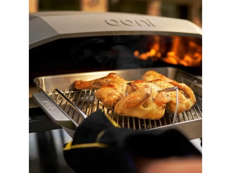 Ooni Koda 2 Max, 1 pizza(er), Sort, Sølv, 33 cm, 500 °C, 150 - 500 °C, Sten