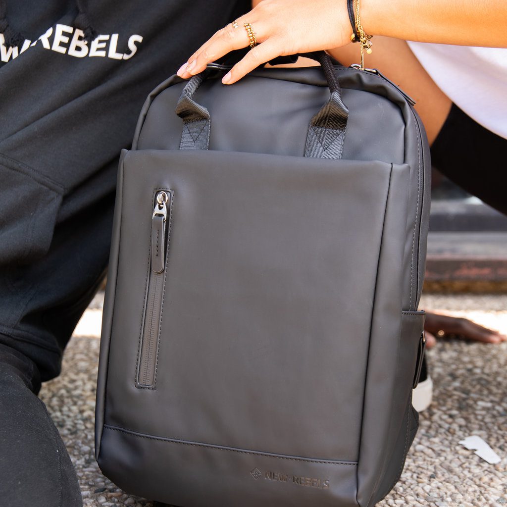 New Rebels Harper Miami Backpack Laptop 13 inch Black