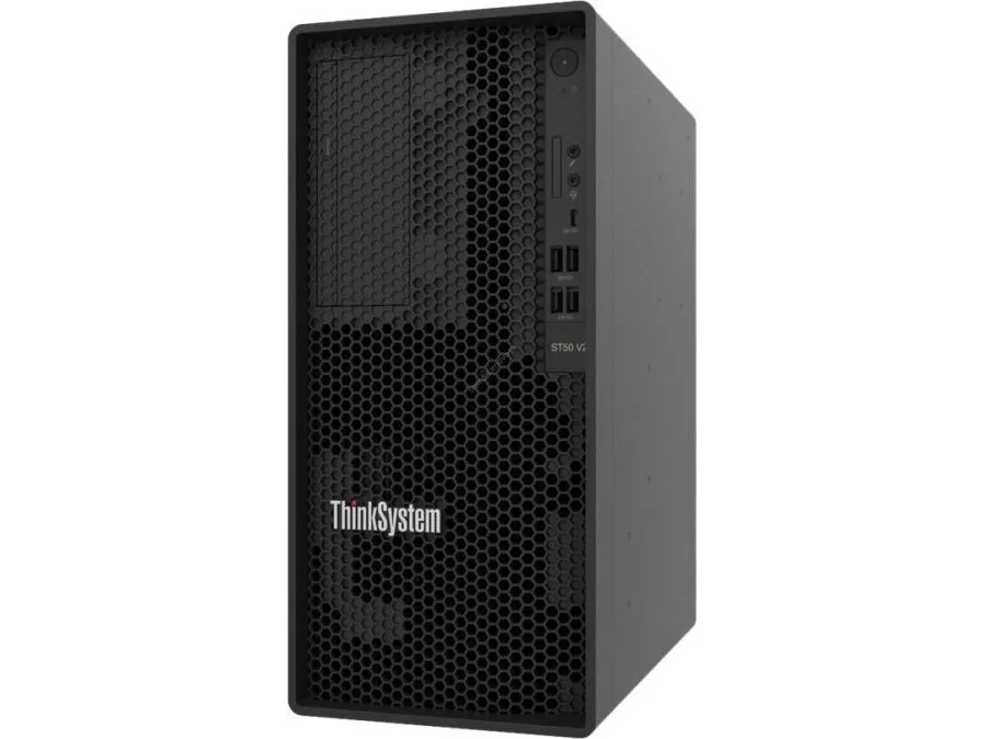 Lenovo ThinkSystem ST50 V2 7D8J - Server - tower 5U - envejs - 1 x Xeon E-2324G / op til 4.6 GHz - RAM 16 GB - SSD 2 x 960 GB - UHD Graphics P750 - Gigabit Ethernet - intet OS - skærm: ingen