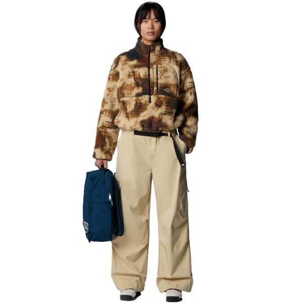 Sweat polaire THE NORTH FACE W EXTREME PILE 2 PULLOVER GRAVEL TNF BLEACH DYE PRINT/TNF BLACK